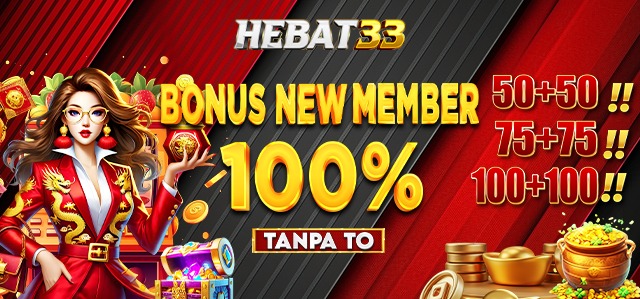 WELCOME BONUS 100% SLOT TANPA TO